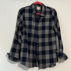 J Crew Plaid Button Down